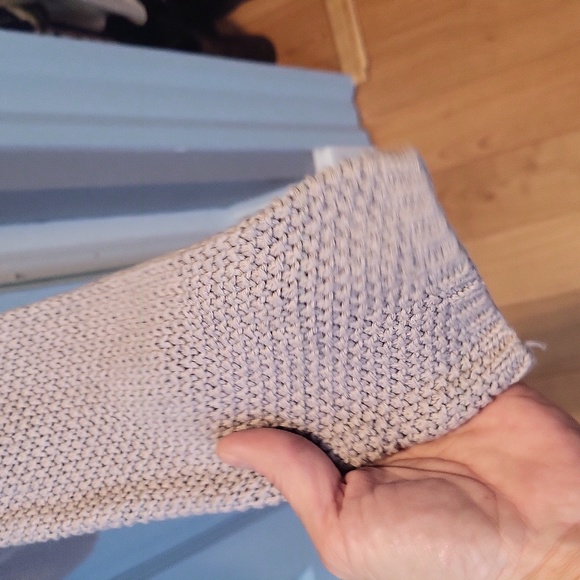 Grey Knit Open Cardigan - Picture 5 of 6